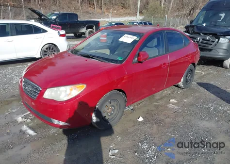 2009 Hyundai Elantra Gls from USA, damaged, VIN KMHDU46D69U808698